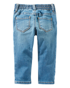 Baby Medium Blue Wash Skinny-Leg Jeans, image 2 of 4 slides