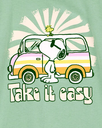 Girls Peanuts&trade; Snoopy Short-Sleeve Graphic Tee - Green, 