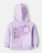 Baby Girl 2-Piece DayDream Fleece Flower Graphic Long-Sleeve Hoodie & Pant Set - Purple, image 5 of 7 slides