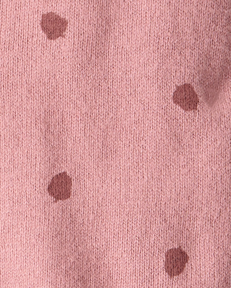 Baby Girl 3-Piece Acorn Print Short-Sleeve Dress Set - Pink, image 3 of 6 slides