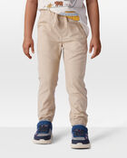 Toddler Boy  Cotton Everyday Pull-On Jogger - Khaki, image 3 of 6 slides