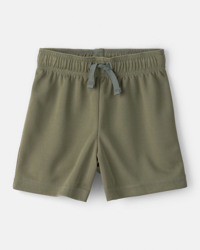 Toddler Boy Active Mesh Shorts - Green, image 1 of 7 slides
