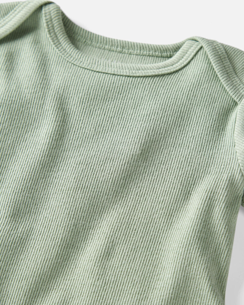 Baby 3-Pack Organic Cotton Bodysuits, image 2 of 6 slides