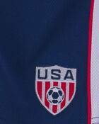 Toddler Umbro USA Mesh Soccer Shorts - Navy Blue/White, image 4 of 5 slides