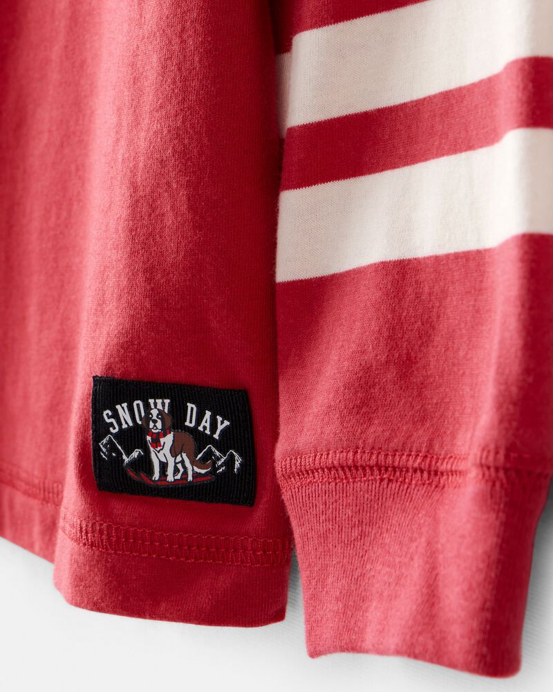 Toddler Boy Hooded Top - Red, image 2 of 4 slides