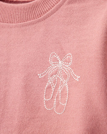 Baby 3-Piece Ballet Little Pullover Set - Pink/Ivory, 