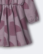 Toddler Girl Avenue Twirl&trade; Dress with Shapes - Mauve, image 6 of 6 slides