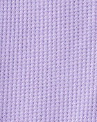 Baby Girl PurelySoft Long-Sleeve 2-Way Zip 1-Piece Pajamas - Purple, image 4 of 6 slides