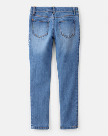 Girls Denim Skinny Jeans - Blue, 