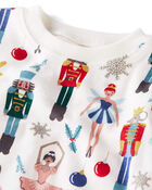 Baby Organic Cotton Pajamas Set in Holiday Nutcracker
, image 2 of 4 slides