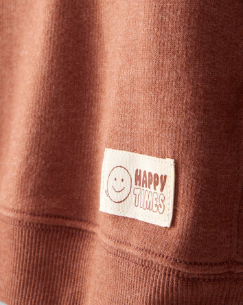 Toddler Boy 2-Piece Hooded Tee & Pant Set - Rust, 