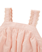 Baby Girl 3-Piece Lace Trim Outfit Set - Pink, image 2 of 4 slides