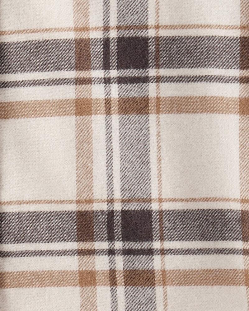 Baby Boy Western Plaid Cotton Long-Sleeve Button-Down, image 3 of 4 slides