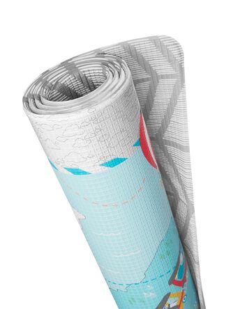 Doubleplay Reversible Playmat - Little Travelers, 