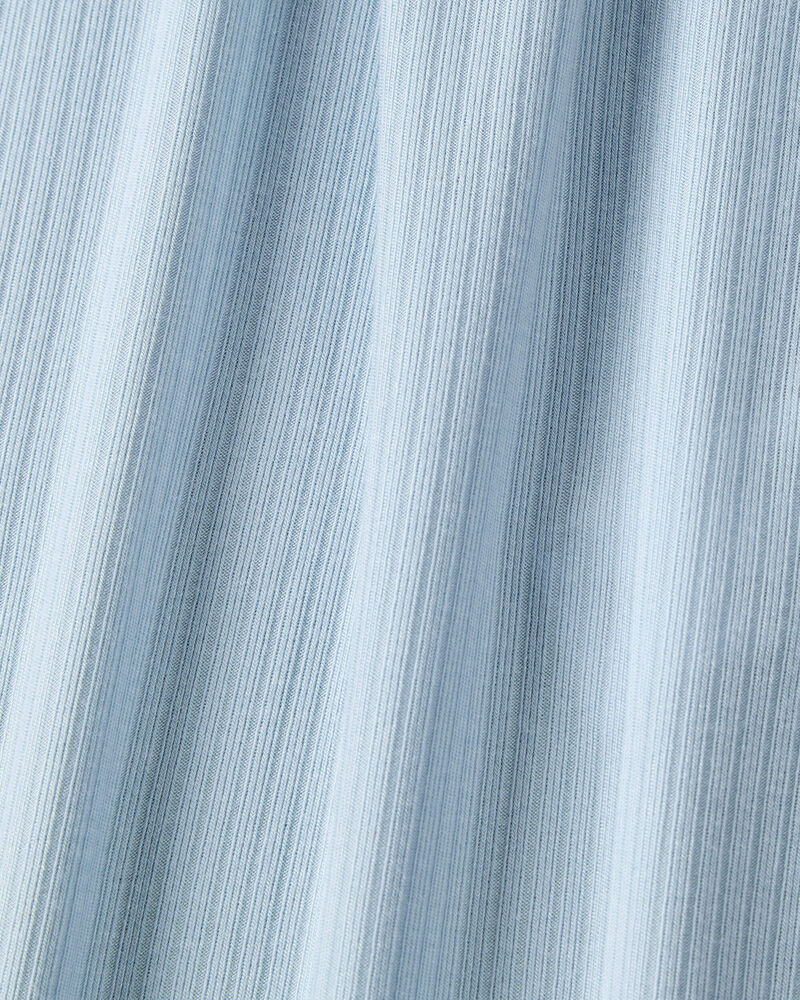 Baby Girl Solid PurelySoft Bodysuit Dress -Blue, image 4 of 7 slides