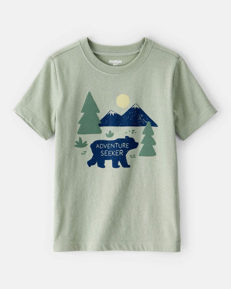 Toddler Boy Adventure Seeker Short-Sleeve Graphic Tee - Green, image 1 of 3 slides