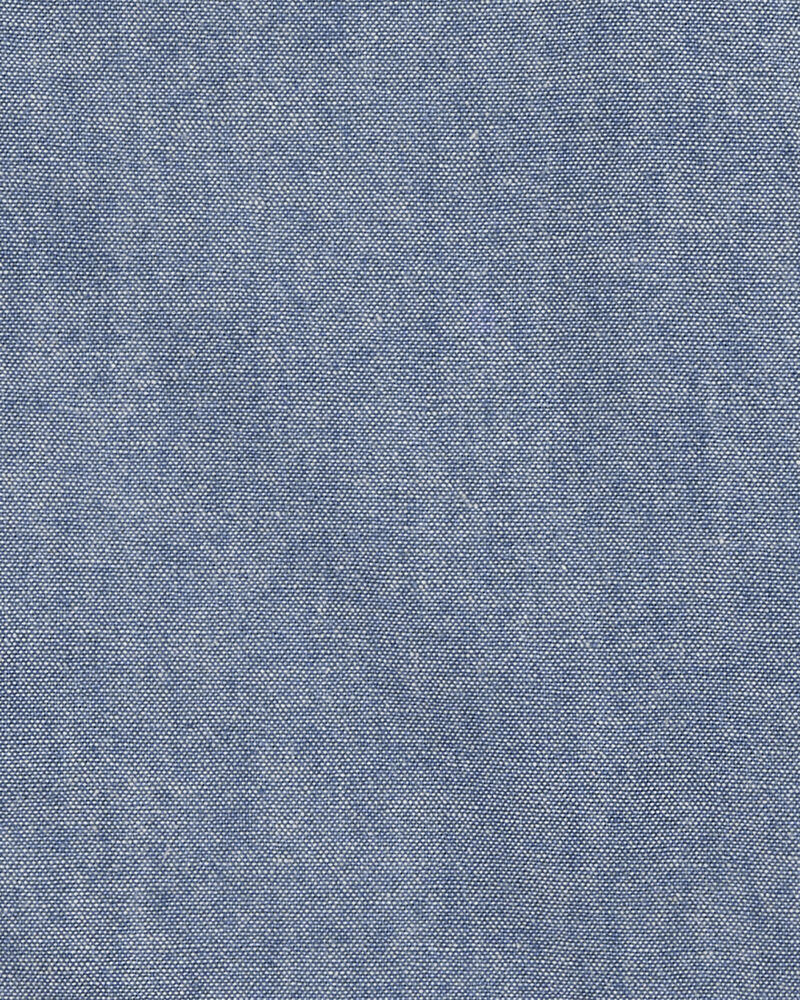 Baby Boy 3-Piece Chambray Anchor Outfit Set - Blue, image 2 of 4 slides