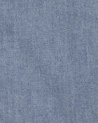 Baby Boy 3-Piece Chambray Anchor Outfit Set - Blue, image 2 of 4 slides
