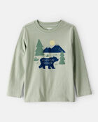 Toddler Boy Adventure Seeker Long-Sleeve Graphic Tee - Green, image 1 of 3 slides