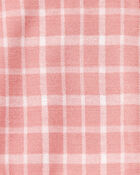 Toddler Girl Plaid Print Knit Skort - Pink, image 5 of 6 slides