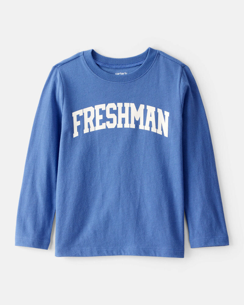 Toddler Boy Freshman Long-Sleeve Graphic Tee - Blue, image 1 of 3 slides