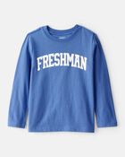 Toddler Boy Freshman Long-Sleeve Graphic Tee - Blue, image 1 of 3 slides
