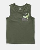 Toddler Boy Alligator Graphic Tank - Green, image 1 of 3 slides