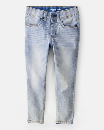 Toddler Sun Faded Light Wash Skinny-Leg Jeans, 