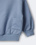 Toddler Otter Sweatshirt&trade; with Pockets - Blue, image 6 of 6 slides