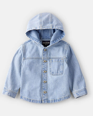 Toddler Boy Denim Fashion Jacket - Rain Wash, 