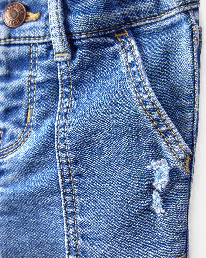 Baby Girl Denim Bootcut Jeans - Blue, image 3 of 5 slides