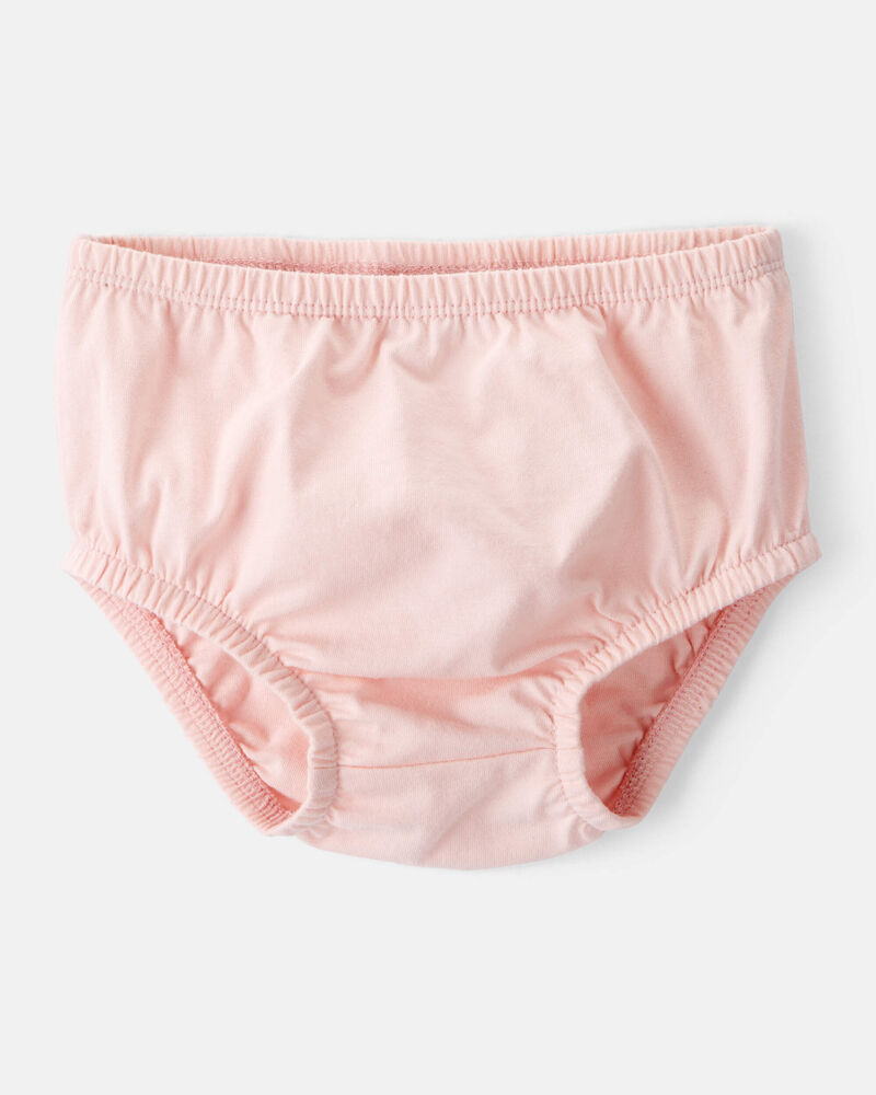 Baby Girl Heart Print Long-Sleeve Dress - Pink, image 3 of 5 slides