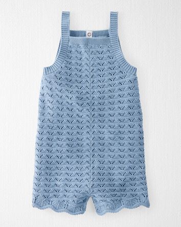 Toddler Organic Cotton Pointelle Romper, 