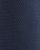 Toddler Organic Cotton Sweater Knit Polo Shirt, image 3 of 4 slides