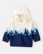 Baby Boy DayDream Fleece Mountain Print Hoodie, image 1 of 3 slides