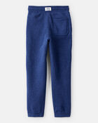 Boys Fleece Drawstring Joggers - Blue, image 2 of 4 slides