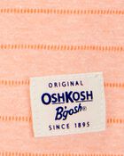 Toddler Striped Textured Tank - Orange, image 2 of 3 slides