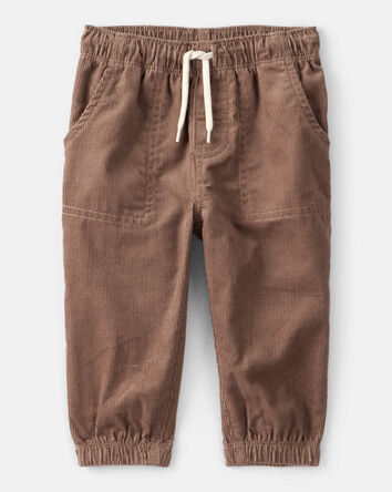 Baby Boy Plaid Long-Sleeve Tee & Pant Set, 