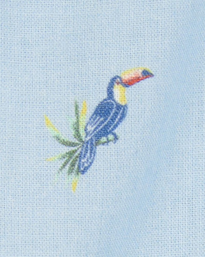 Baby Boy Toucan Button-Front Bodysuit, image 2 of 3 slides