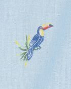 Baby Boy Toucan Button-Front Bodysuit, image 2 of 3 slides