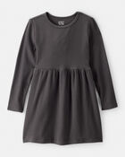 Toddler Girl Long-Sleeve Dress - Black, image 1 of 4 slides
