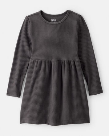 Toddler Girl Long-Sleeve Dress - Black, 