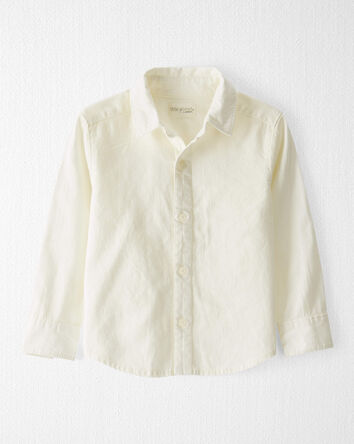 Toddler Boy Linen Button-Front Shirt , 