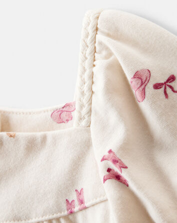 Toddler Girl Cowgirl Print Short-Sleeve Top - Cream, 