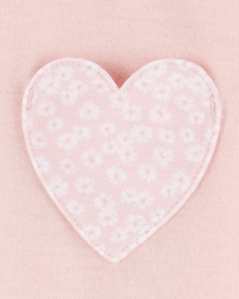 Toddler 4-Piece Loose Fit Pajamas - Pink/Purple, image 3 of 5 slides