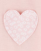 Toddler 4-Piece Loose Fit Pajamas - Pink/Purple, image 3 of 5 slides