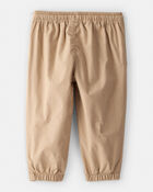 Baby Boy Lined Joggers - Tan , image 2 of 4 slides