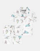 Toddler Snoopy 2-Piece Gauze Outfit Set, image 1 of 3 slides