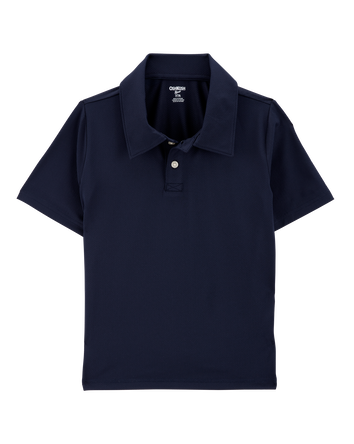 Kid Active Uniform Polo Shirt in Moisture Wicking BeCool&trade; Fabric - Navy, 