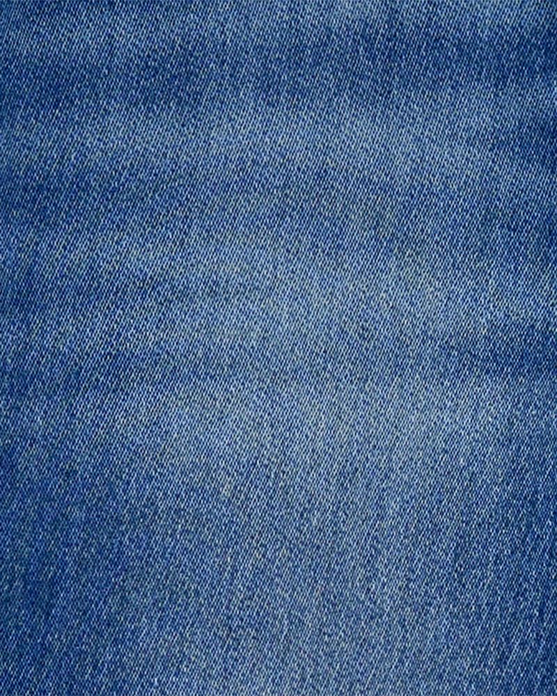 Baby Knit-Denim Suspender Pants, image 3 of 5 slides